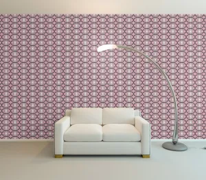 Pink And Black Intersect With White Harmony Wallpaper
