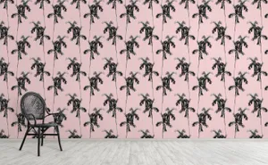 Pink And Black Medium Wallpaper