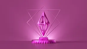 Pink Black Trophy Wallpaper