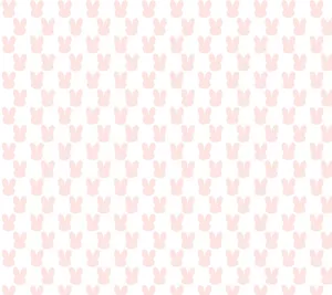 Pink Cute Bunny Pattern Wallpaper