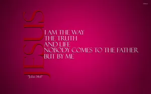 Pink Desktop Bible Verse Aesthetic Image Wallpaper