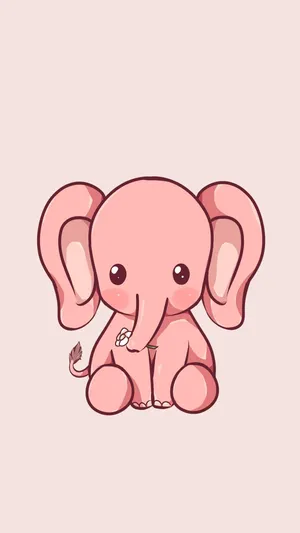 Pink Elephant Iphone Wallpaper