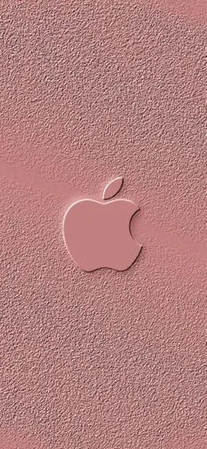 Pink Embossed Rose Gold Apple Wallpaper