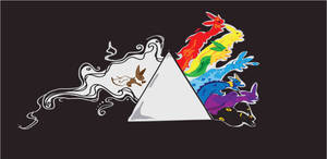 Pink Floyd 4k The Dark Side Of The Moon Pokemon Eeveelutions Wallpaper