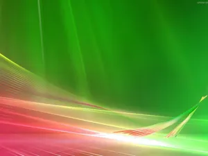 Pink & Green Windows Vista Wallpaper