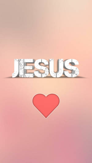 Pink I Love Jesus Iphone Wallpaper