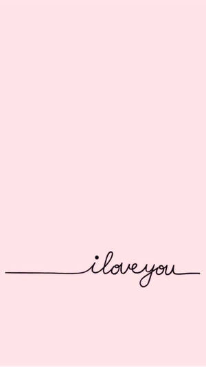 Pink I Love You Wallpaper