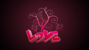 Pink Love Full Hd Wallpaper