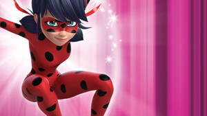 Pink Miraculous Ladybug Wallpaper