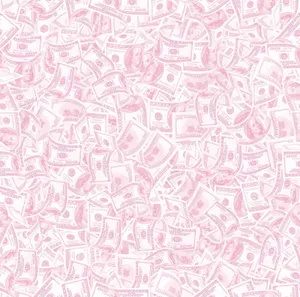 Pink Money Background With White Money Wallpaper