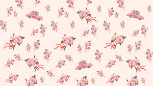 Pink Roses For Valentines Day Desktop Wallpaper