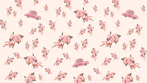 Pink Roses For Valentines Day Desktop Wallpaper