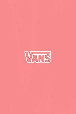 Pink Vans Logo Wallpaper