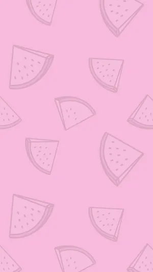 Pink Watermelons Cute Iphone Lock Screen Wallpaper