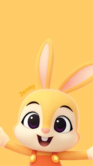 Pinkfong Jenny Yellow Poster Wallpaper