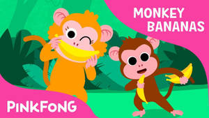 Pinkfong Song Monkey Bananas Wallpaper