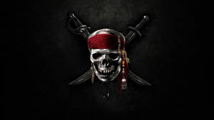 Pirate Logo In Black Wallpaper