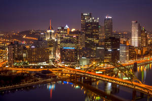 Pittsburgh Bright Lights Wallpaper