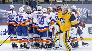 Pittsburgh Penguins Vs New York Islanders Wallpaper