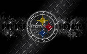Pittsburgh Steelers Checker Plate Logo Wallpaper