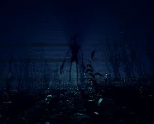 Pixel Art Siren Head With Camera Filter Wallpaper