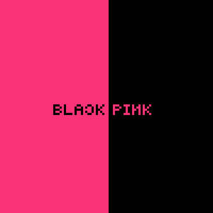 Pixelated Blackpink Logo Wallpaper