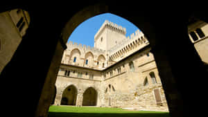 Place Pope Avignon France Wallpaper