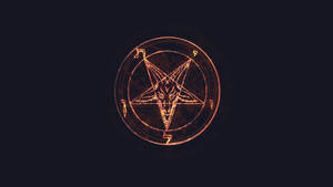 Plain Art Of Satanic Symbol Wallpaper