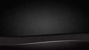 Plain Black Desktop With A Mountain Range Wallpaper