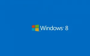 Plain Blue Windows 8 Wallpaper