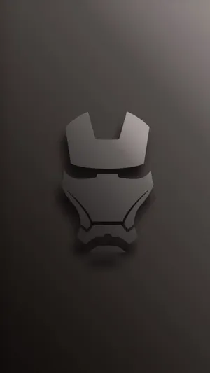 Plain Gray Iron Man Android Wallpaper