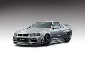 Plain Gray Skyline Car Wallpaper