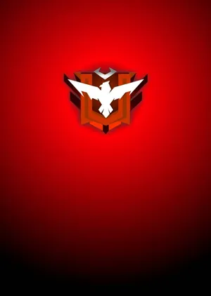 Plain Red Free Fire Heroic Wallpaper