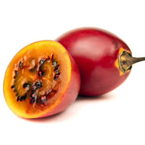 Plain Tropical Fruit Tamarillo Photograph Wallpaper