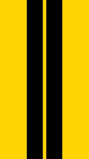 Plain Yellow Iphone With Black Stripes Wallpaper