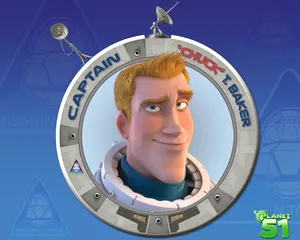 Planet 51 Captain T. Baker Wallpaper