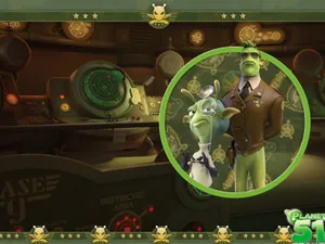 Planet 51 General And Prof. Kipple Wallpaper