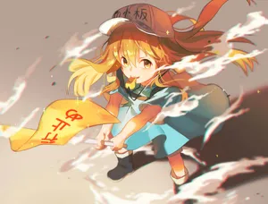 Platelet Flag Cells At Work Wallpaper