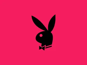 Playboy Logo On Pink Background Wallpaper
