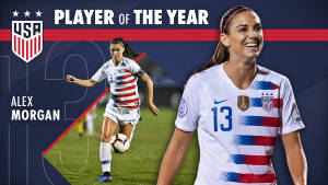 Player Of The Year Alex Morgan Wallpaper