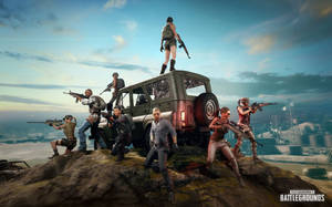 Player's Unknown Battleground Death Match Jeep Hd Wallpaper