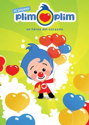 Plim Plim And Heart-shaped Balloons Wallpaper