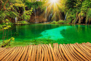 Plitvice Lakes Central Croatia Wallpaper