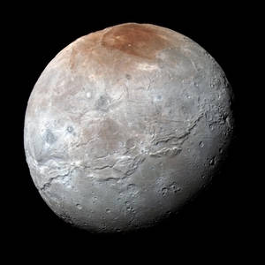 Pluto Natural Terrain Wallpaper