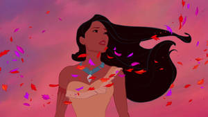 Pocahontas Hair Blown By The Wind Wallpaper