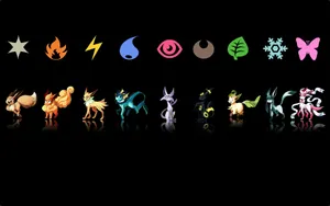 Pokémon Eevee Stones Of Evolution Wallpaper