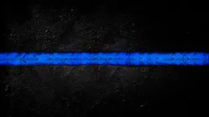 Police Officers United Under The Thin Blue Line Wallpaper