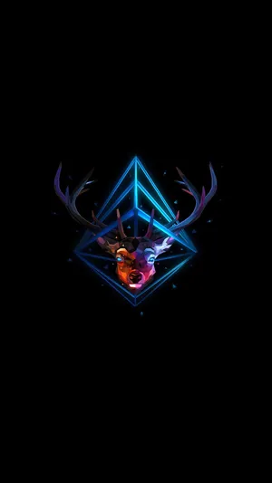 Polygon Art Deer Wallpaper