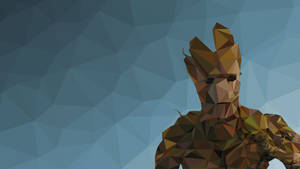 Polygon Art Groot Wallpaper