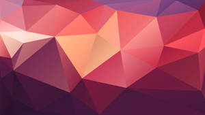 Polygon Art Red Hues Wallpaper